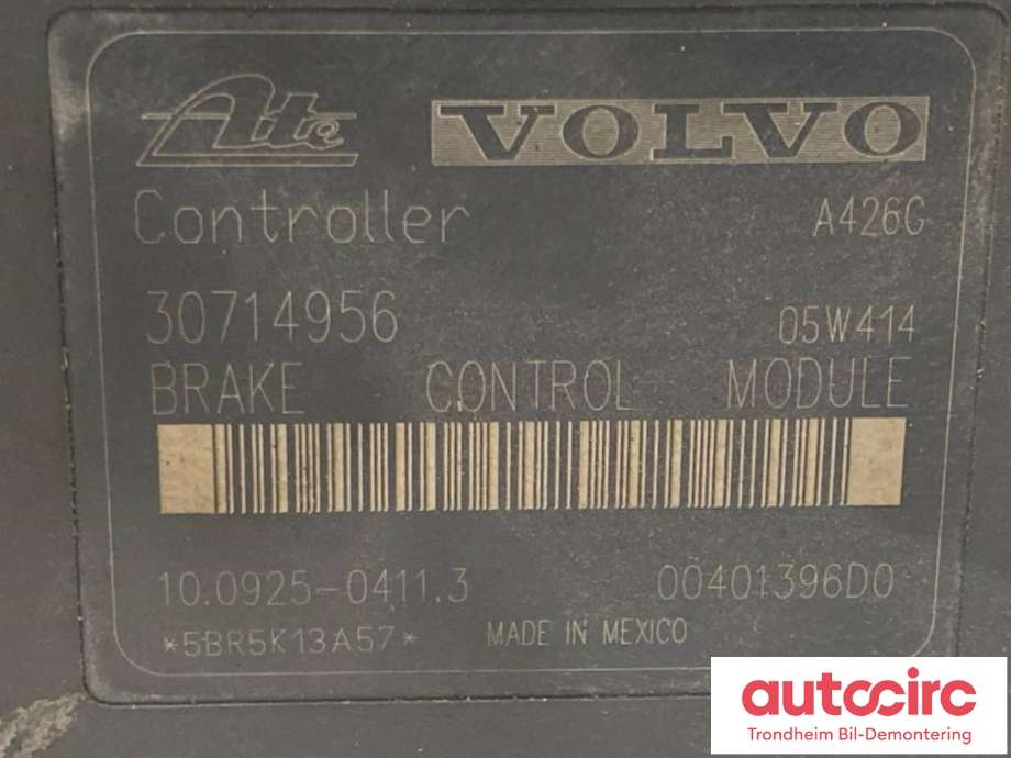 ABS sentral til Volvo S60 2005-2010 (Type I, Fase 2)  (ATE|30793489|30793452|)