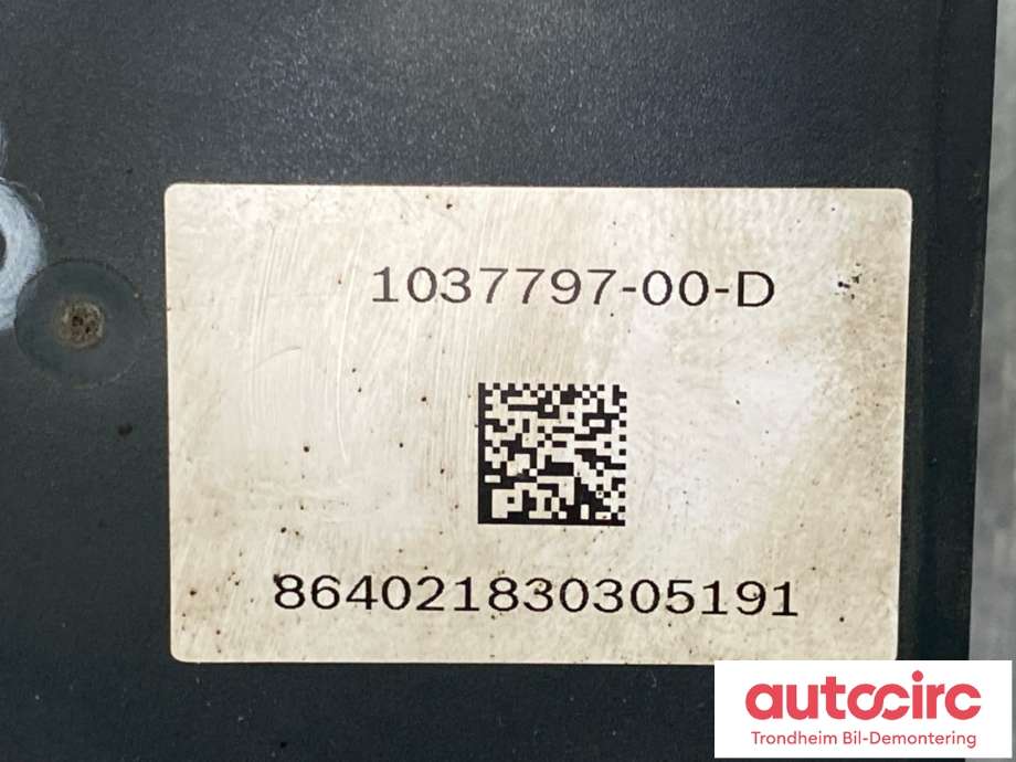 ABS sentral til Tesla Model X 2016-->>  (1038119-00-D|1037797-00-B|1037797-00-C|1037797-00-D|6006363-00-C|1008391-00-C|6006363-00-D|6006363-00-E|1008391-00-A|1008391-00-B|)