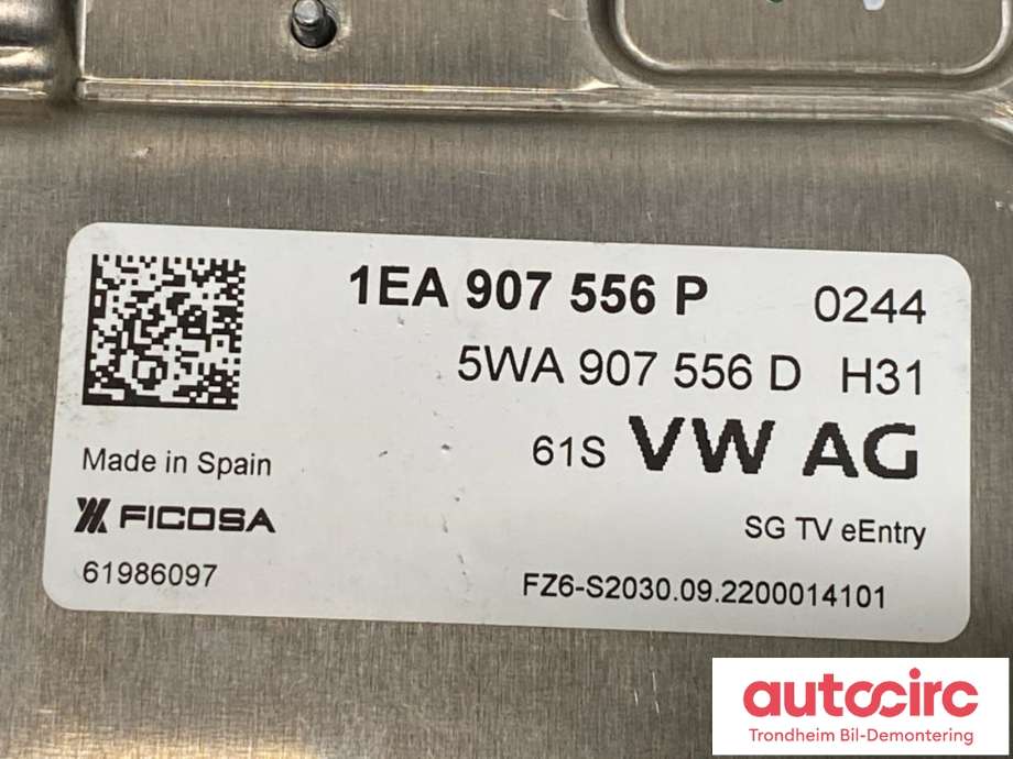 Styreenhet diverse til VW ID.5 2022-->>  (FOR KAMERA|1EA907556P|1EA 907 556 P|)