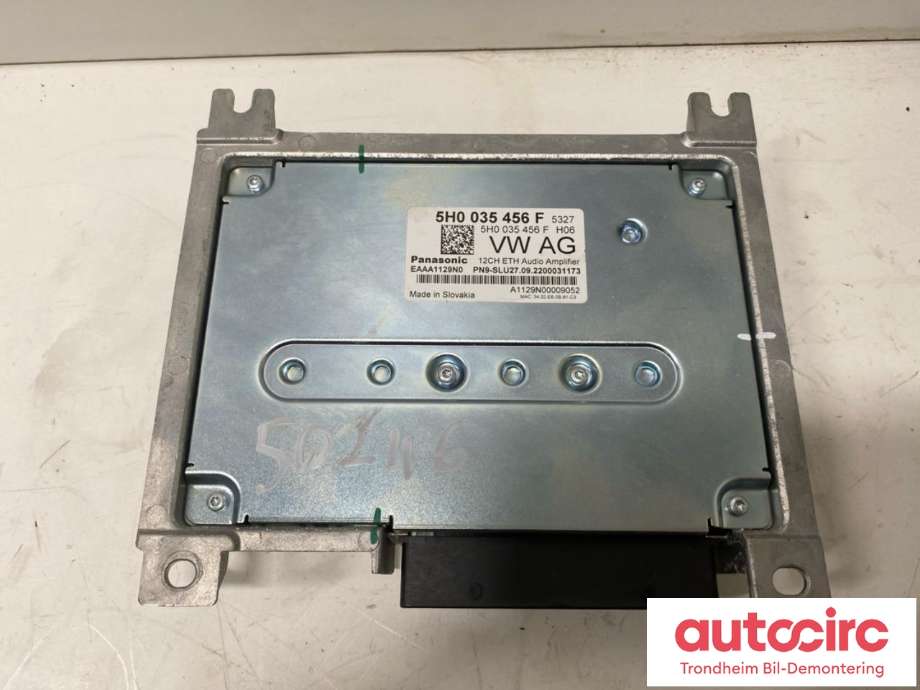 Bilstereo forsterker til VW ID.5 2022-->>  (PANASONIC|5H0035456F|5H0 035 456 F|)