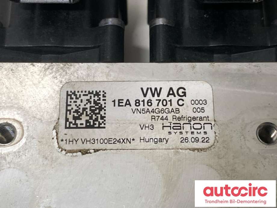 Aircondition diverse til VW ID.5 2022-->>  (EKSPANSJONSVENTIL|1EA816681C|1EA816681D|1EA 816 681 D| 1EA 816 681 C)