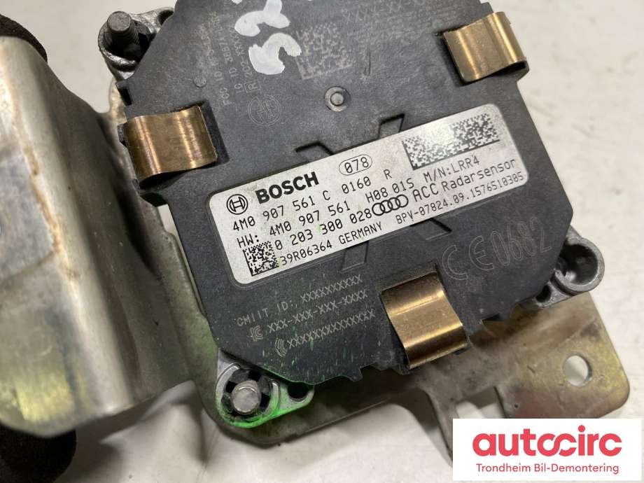 Sensor radar til Audi Q7 2015-->> (Type II) (LES INFO|4M0907561C|4M0907561G|4M0 907 561 G| 4M0 907 561 C| 0203300028)