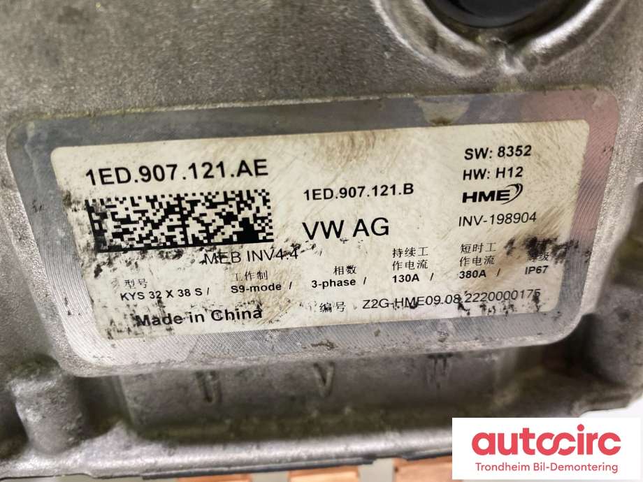Inverter elbil til VW ID.5 2022-->>  (FORAN|1ED901132T|1ED998121A|1ED 998 121 A| 1ED 901 132 T)