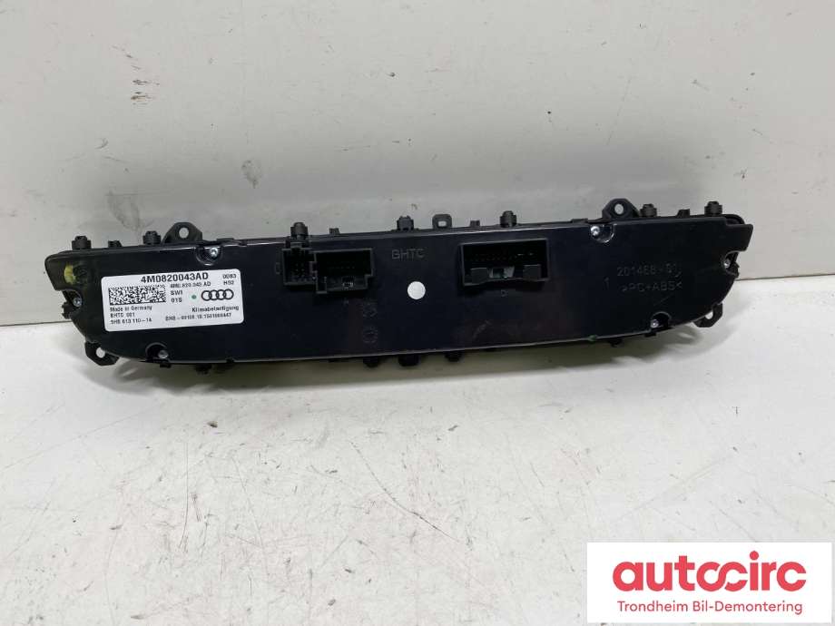 Varmeapparat betjening til Audi Q7 2015-->> (Type II)  (BHTC|4M0820043AD|4M0 820 043 AD|4M0820043ADSWI| 4M0 820 043 AD SWI)