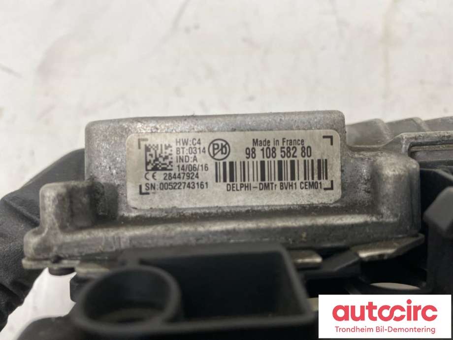 Styreenhet tenning til Peugeot 2008 2013-2019 (Type I)  (DELPHI|9810858280|98 108 582 80|)