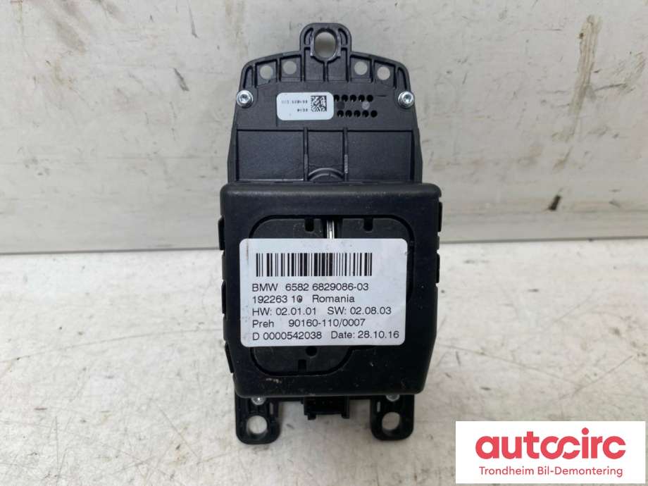 Bilstereo navigasjon betjeningspanel til BMW 2-Serie, Active/Gran Tourer 2014-->> (F45/F46) (F45/F46) (...|65826829086|65829866968|9866968)