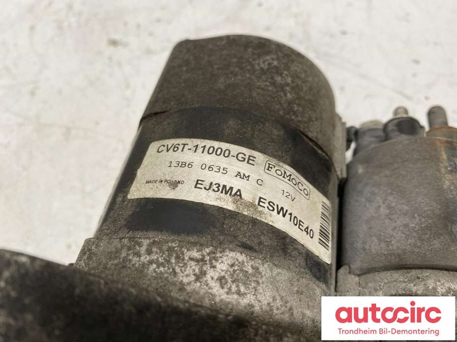 Starter til Ford Fiesta 2013-2017 (Type VI, Fase 2)  (FOMOCO|CV6T-11000-GE|2197568|2380314| CV6T-11000-GF)