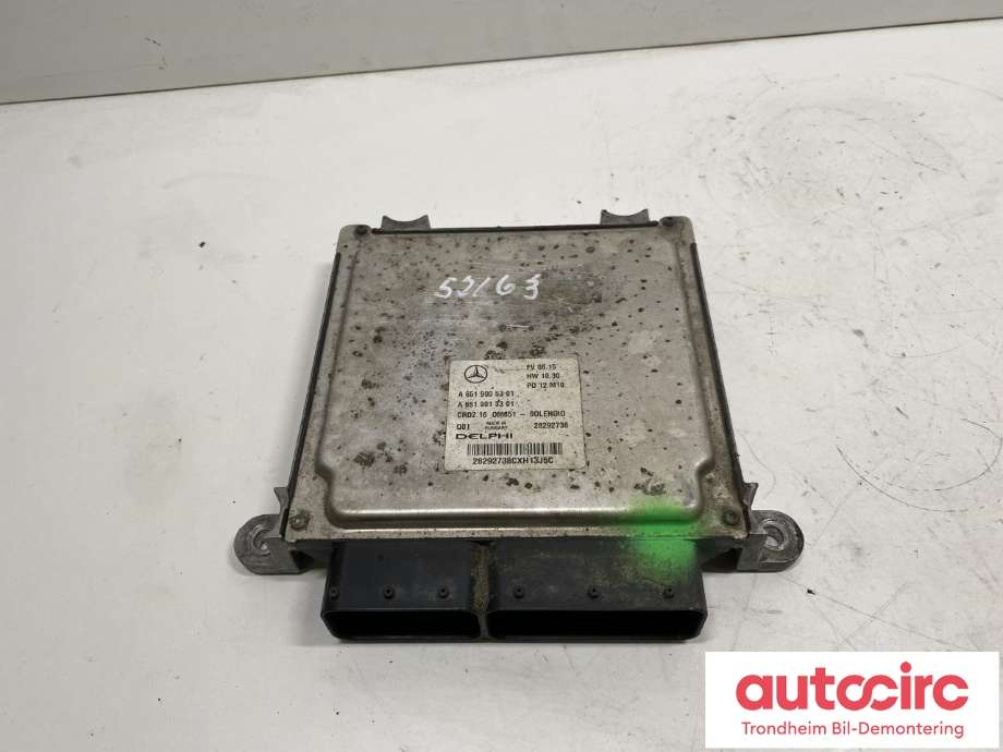 Styreenhet motor til Mercedes GLK 2008-2015 (X204) (X204) (DELPHI|A6519005301|A6519003902|A 651 900 39 02| A 651 900 53 01| 28292738)