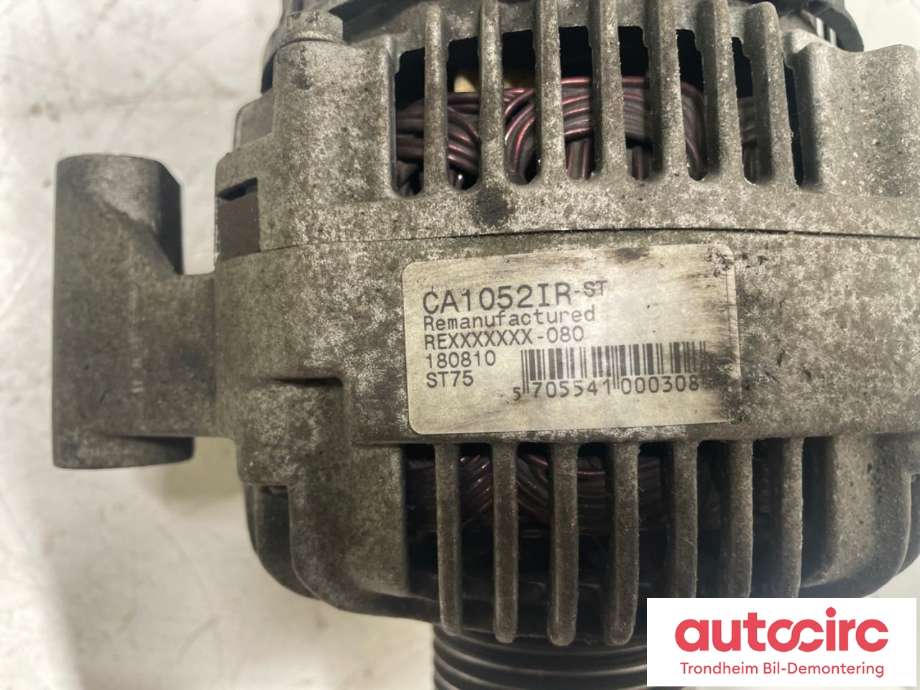 Dynamo til Citroën XM 1990-2000  (REMANUFACTURED|5705S4|9617861380|1638109680| 1638110880| 96 178 613 80| 5705X0| 5705JC| 5705 S4| 16 381 096 80| 16 381 108 80| 5705 X0| 5705 JC| CA1052IR| CA1052IR-ST)
