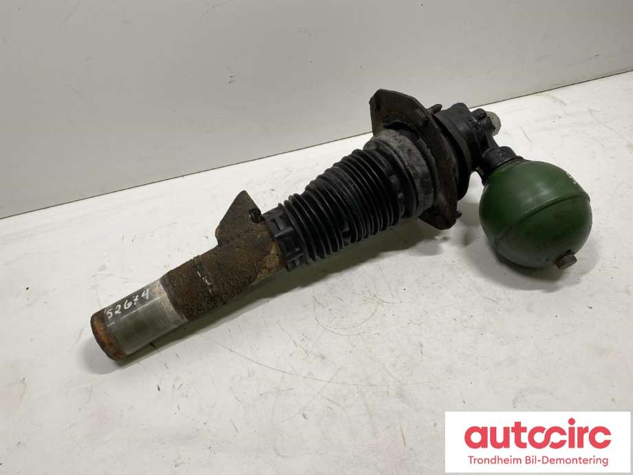 Fjærbein høyre foran til Citroën XM, 1990-2000 (HYDRAULISK|5271C6)