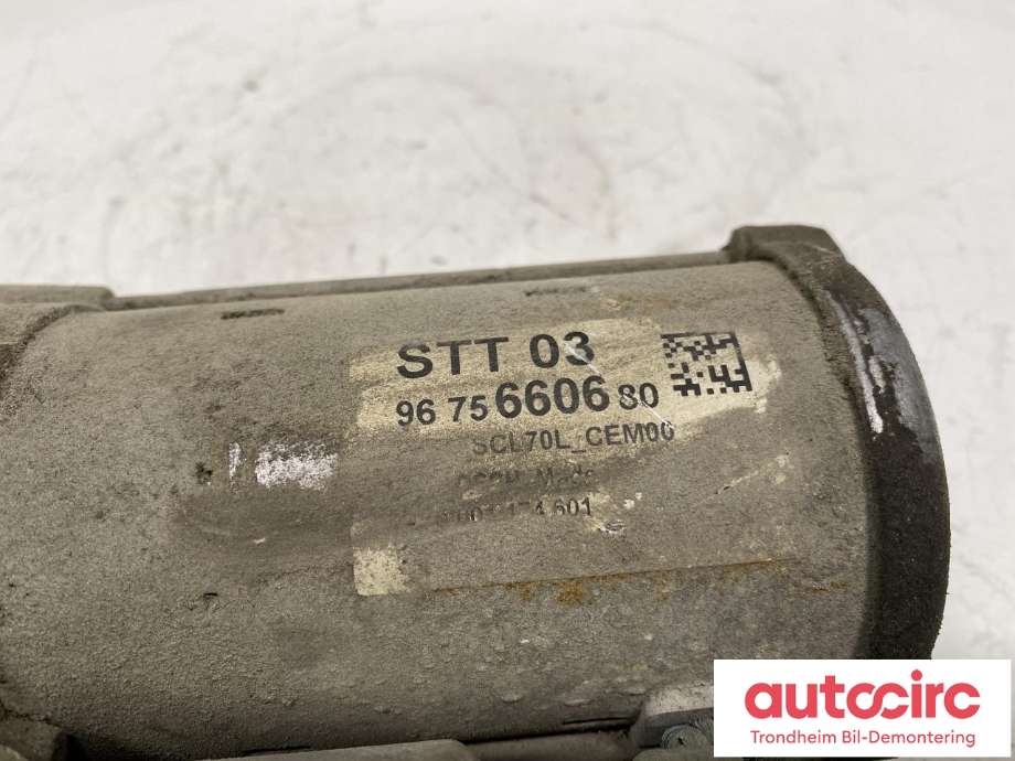 Starter diesel til Peugeot Partner 2015-2019 (Type II, Fase 2)  (..|9675660680|1627650980|16 276 509 80| 96 756 606 80)