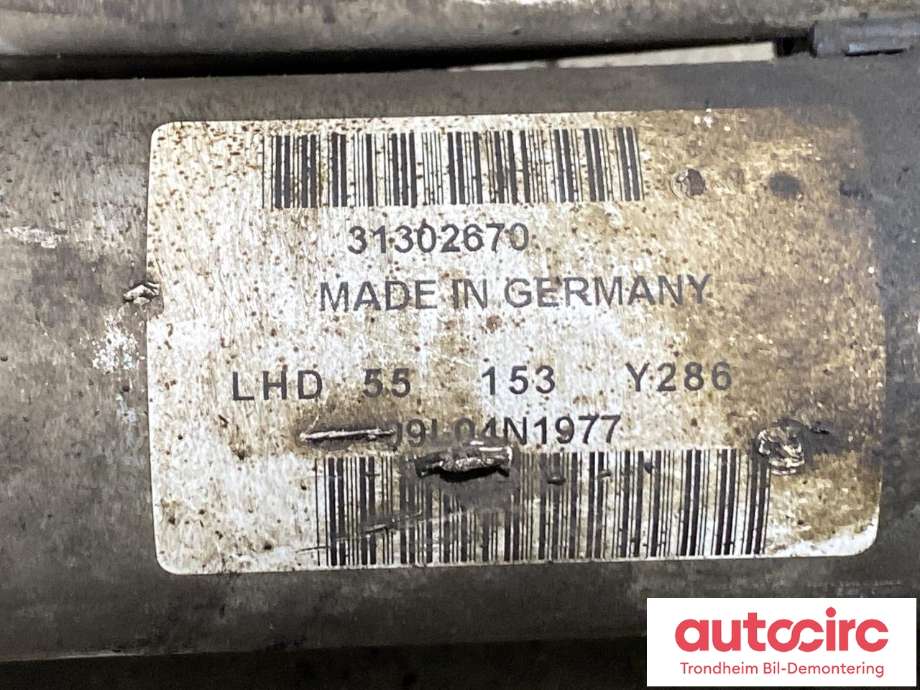 Tannstang til Volvo V70 2007-2013 (Type III, Fase 1) (36050058|)