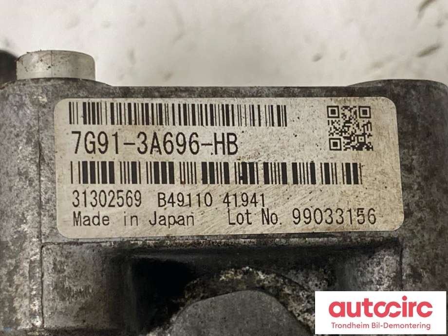 Servo pumpe mekanisk til Volvo V70 2007-2013 (Type III, Fase 1)  (...|36001213|7G91-3A696-HB|)