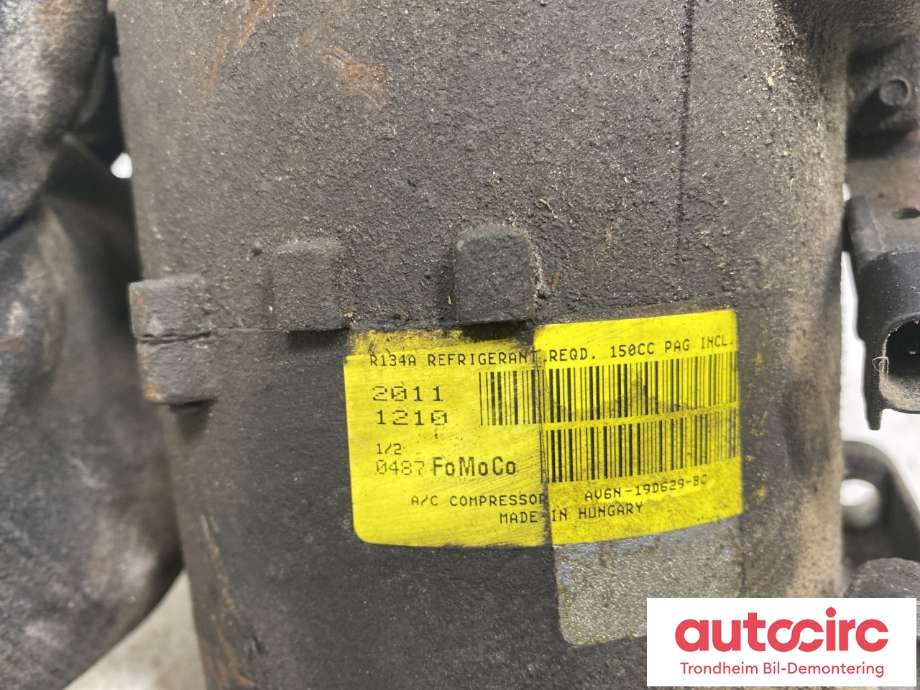Aircondition kompressor til Ford Mondeo 2011-2014 (Type IV, Fase 2)  (FOMOCO|1852378|AV61-19D629-DC|)