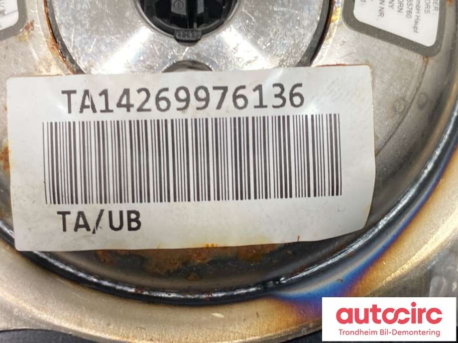 Airbag rattpute til Kia Rio 2011-2017 Type III (56900 1W100HU|)