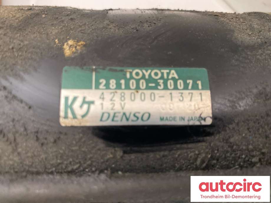 Starter diesel til Toyota Land Cruiser 150 2010-2013 (Fase 1)  (...|2810030071|)