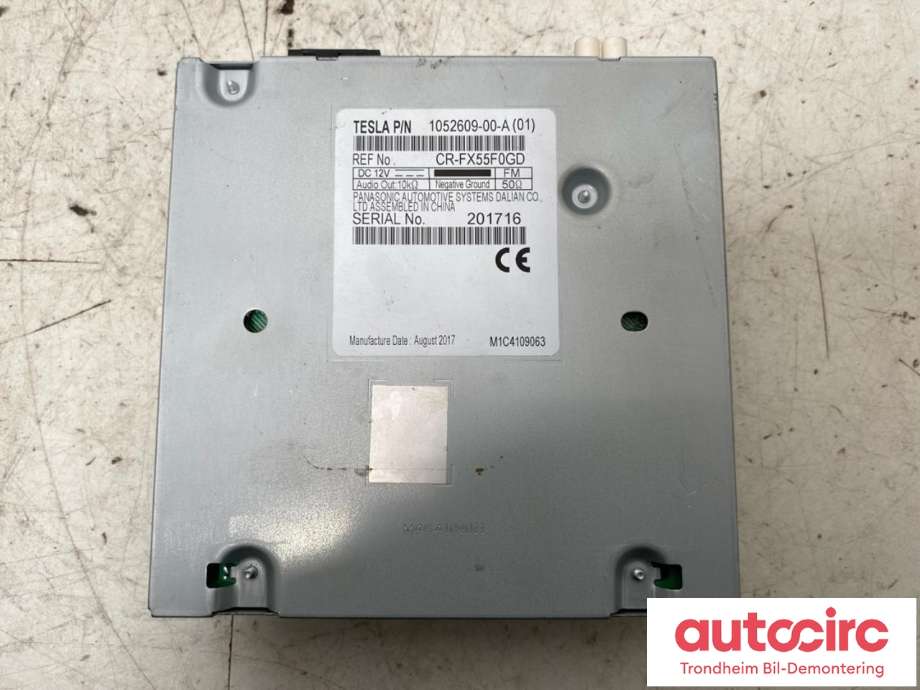 Bilstereo til Tesla Model S 2016-2021 (Fase 2) (1052609-00-A|)