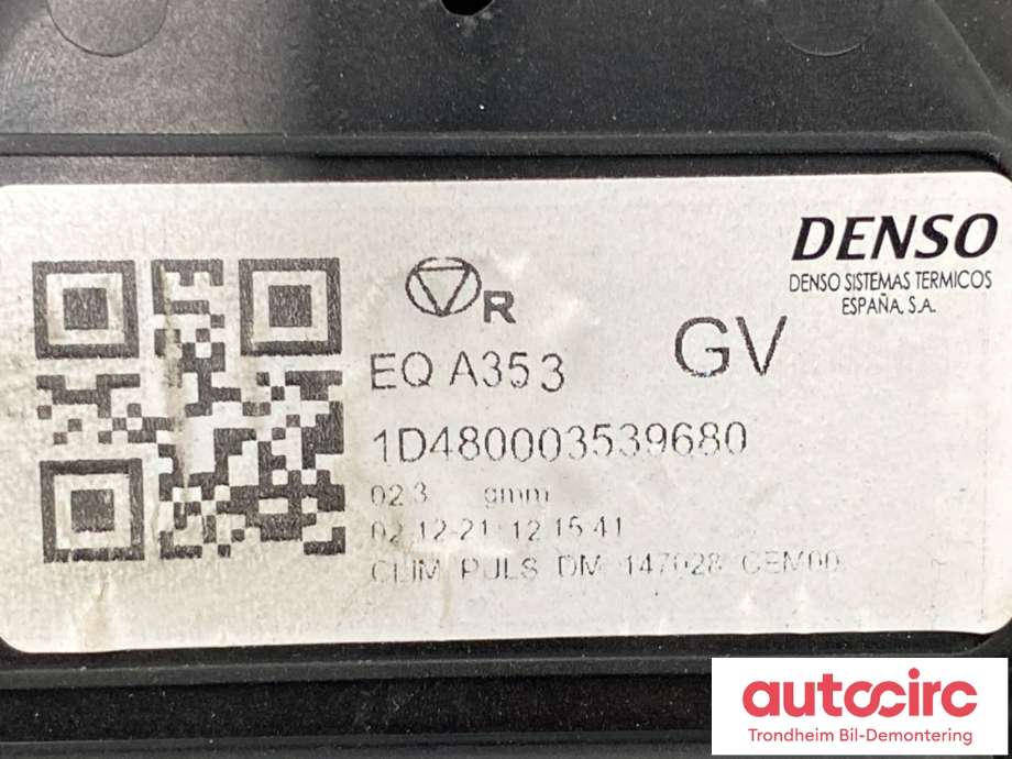 Varmeapparat motor til Opel Combo E 2019-->>  (9821292380|)