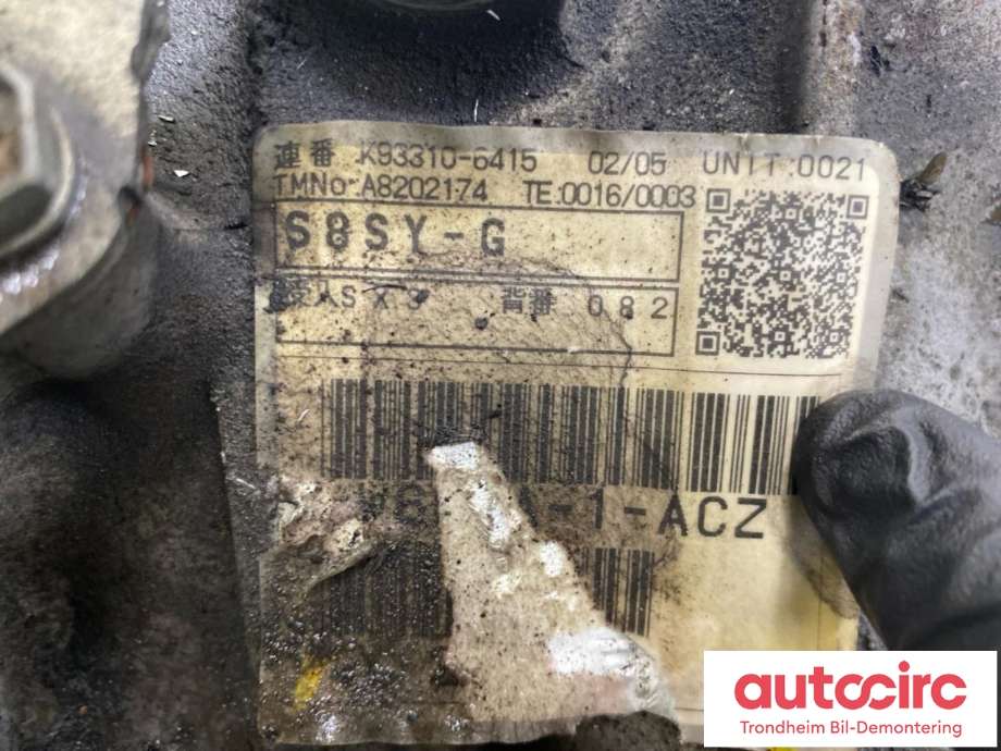 Girkasse 4WD hovedkasse til Mitsubishi Outlander 2007-2010 (Type II, Fase 1) (...|2500A092|)