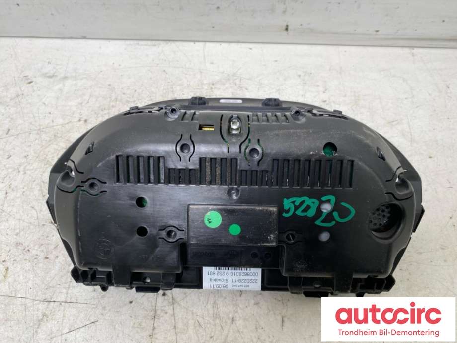 Instrumentpanel til BMW 1-Serie 2011-2015 (Fase 1) (F20/F21) (F20/F21) (62108794223|62109276598|)
