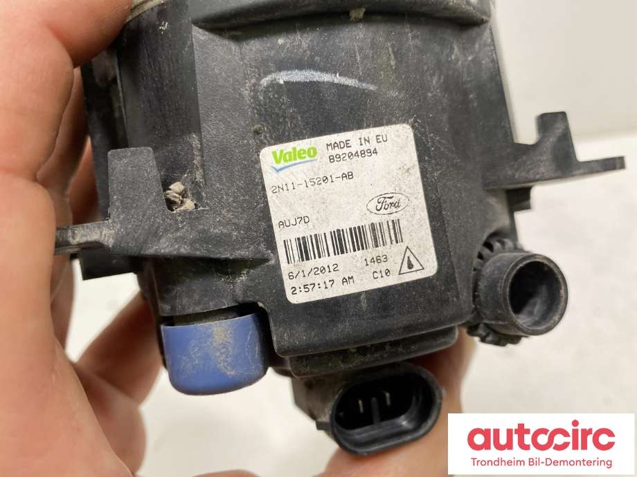 Tåkelykt høyre foran til Ford Focus 2011-2014 (Type III, Fase 1) (VALEO|2N11-15201-AB|1209177|89204894)