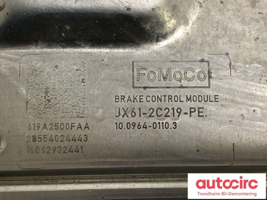 ABS sentral til Ford Focus 2018-->> (Type IV)  (FOMOCO|2516058|JX61-2D335-BT|JX61-2C219-PE)