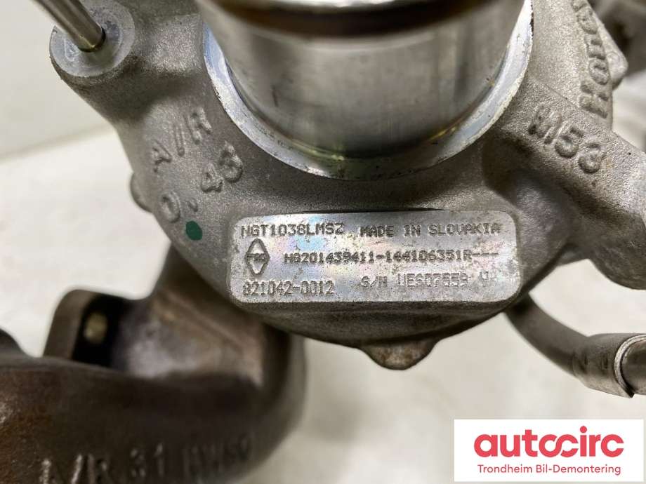 Turbo til Nissan Qashqai 2014-2021 (Type II)  (HONEYWELL|1441100Q4G|1441000QAA|144106351R)