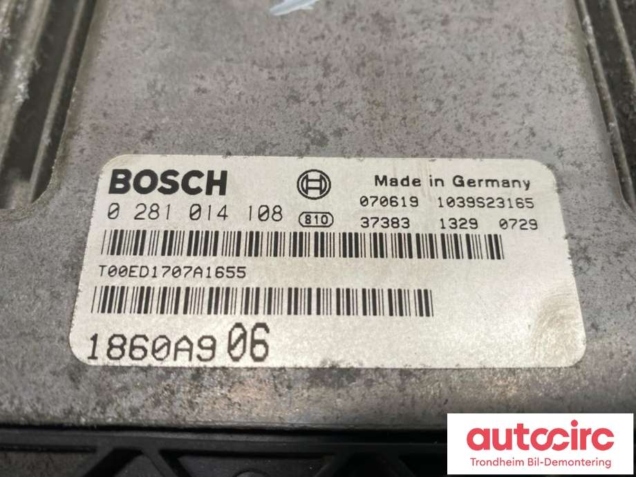 Styreenhet motor til Mitsubishi Outlander 2007-2010 (Type II, Fase 1)  (1860A906|)