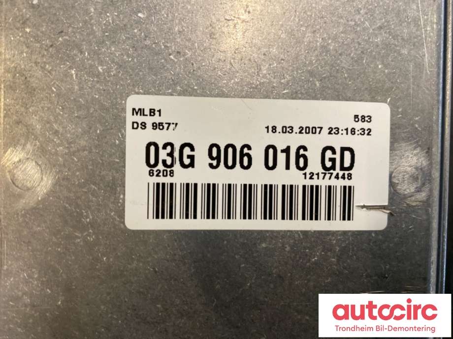 Styreenhet motor til Audi A4 2004-2008 (Type III) (B7) (B7) (BOSCH|03G 997 057 HX|03G 906 016 GD|0 281 012 546)