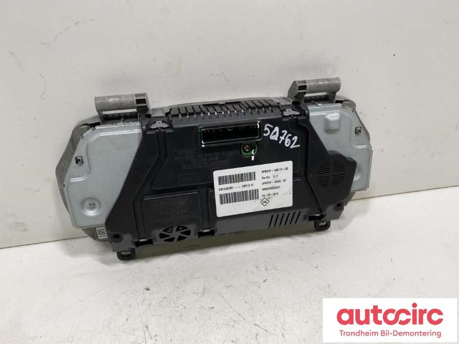 Instrumentpanel til Renault Zoe 2019-->> (Fase 2)  (..|248103628R|248096175R|)