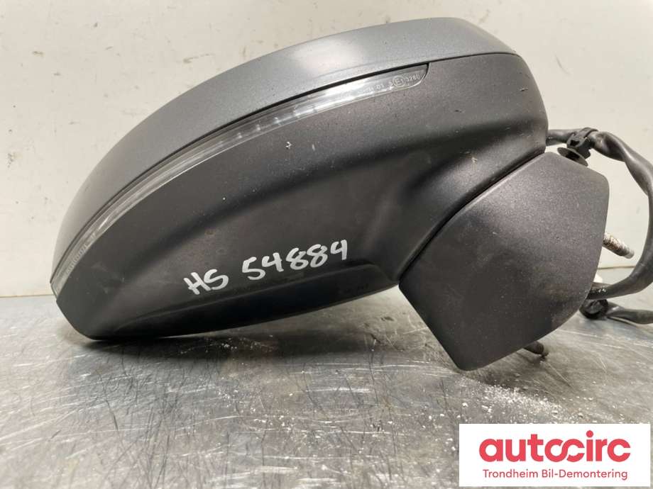 Speil høyre til Audi A3 2016-2020 (Type III, Fase 2)  (8V1857410T|)