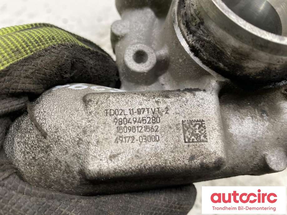 Turbo til Citroën Berlingo 2015-2019 (Type II, Fase 2)  (9804945280|9842096580|1611139180)
