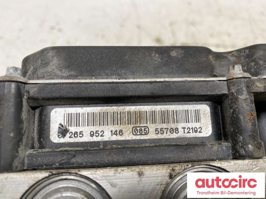 ABS sentral til Citroën Berlingo 2015-2019 (Type II, Fase 2) (BOSCH|4541JE|1611799380|1680921580| 0 265 952 146)