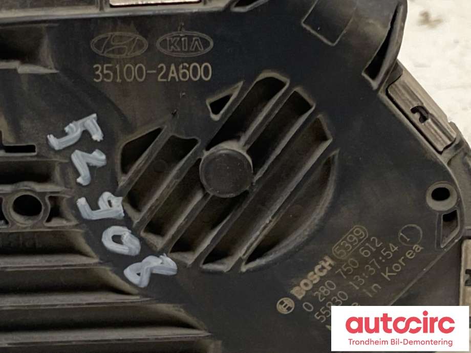 Spjeldhus til Kia Sportage 2016-2021 (Type IV)  (BOSCH|351002A600|35100-2A600|0280750612)