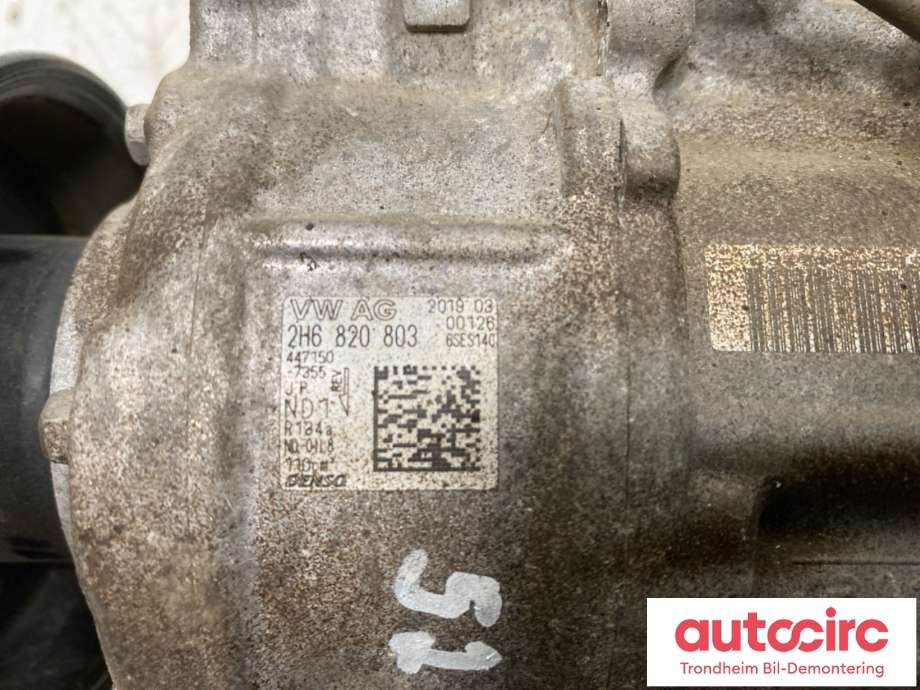 Aircondition kompressor til VW Amarok 2016-2022 (Type I, Fase 2)  (DENSO|2H6820803|)