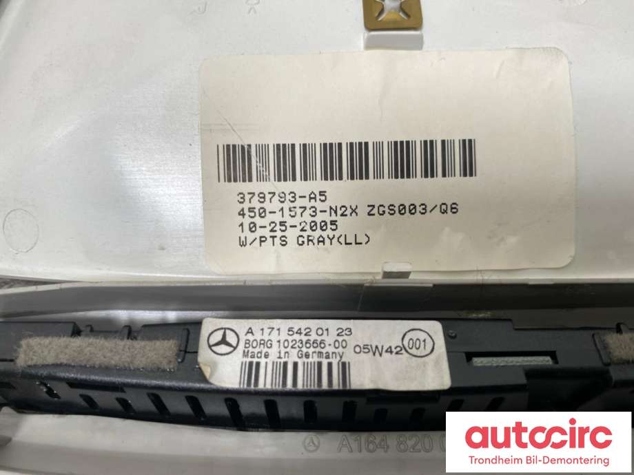 Taklyspanel til Mercedes ML 2005-2011 (W164) (W164) (...|A 171 542 01 23|)