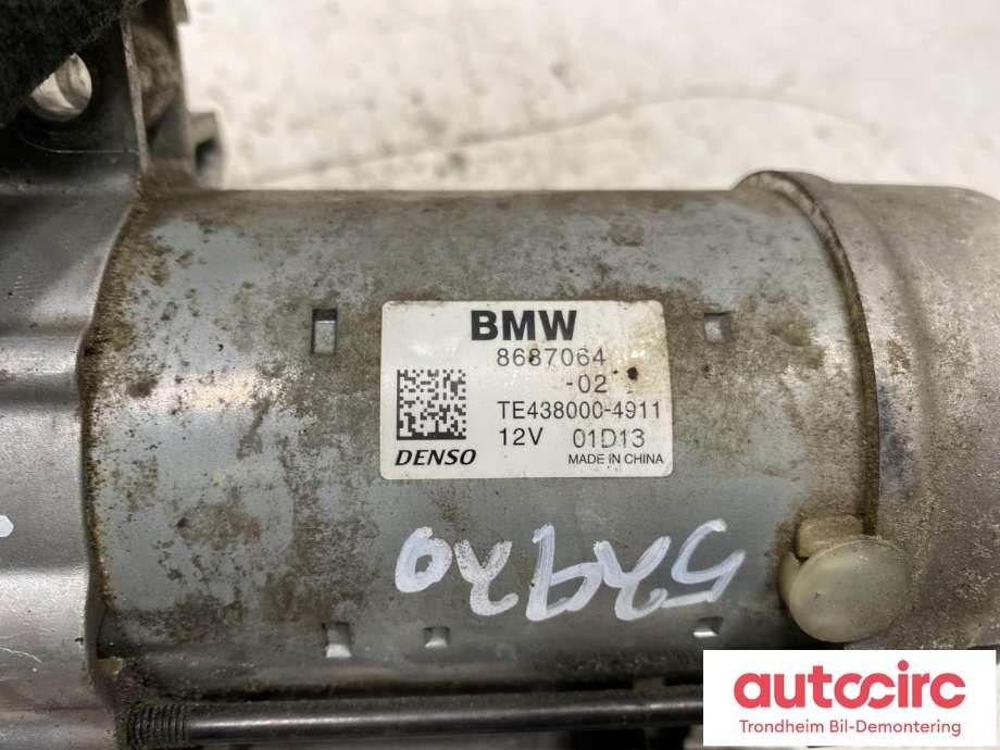 Starter til BMW X5 2018-->> (G05) (G05) (DENSO|12 41 8 687 064|12 41 8 488 031|8687064| TE438000-4911)