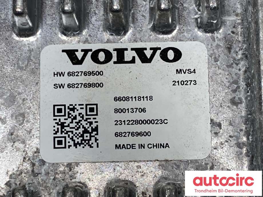 Kamera til Volvo EX30 2023-->> (80016921|682769500|682769800| 6608118118)