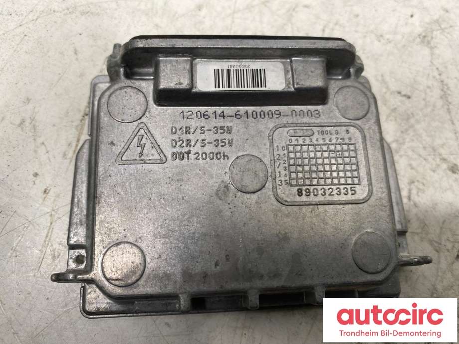Styreenhet xenon/ballast til Peugeot 508 2011-2014 (Type I, Fase 1)  (VALEO|89034934|6224L8|)