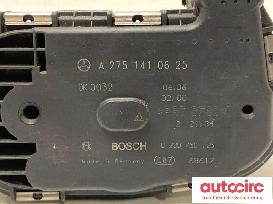 Spjeldhus til Mercedes S-Klasse 2005-2013 (W221) (W221) (BOSCH|A2751410625|0280750125|)