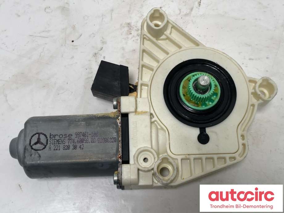 Ruteheis, kun motor, høyre bak til Mercedes S-Klasse 2005-2013 (W221) (W221) (BROSE|A2218203042|A 221 820 30 42|)