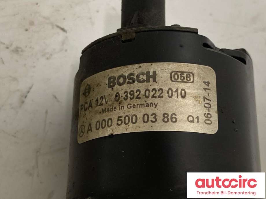 Sirkulasjonspumpe til Mercedes S-Klasse 2005-2013 (W221) (W221) (BOSCH|A0005000386|0392022010|)
