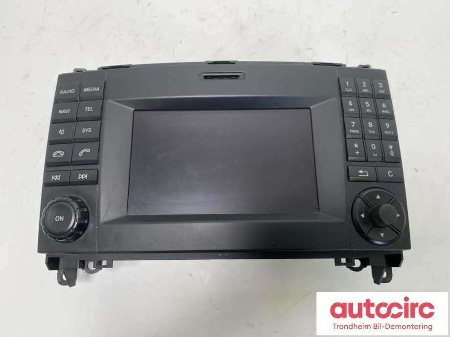 Bilstereo navigasjon betjeningspanel til Mercedes Sprinter, 2013-2018 (Fase 2) (906) (906) (ALPINE ELECTRONICS|A 906 900 52 03)