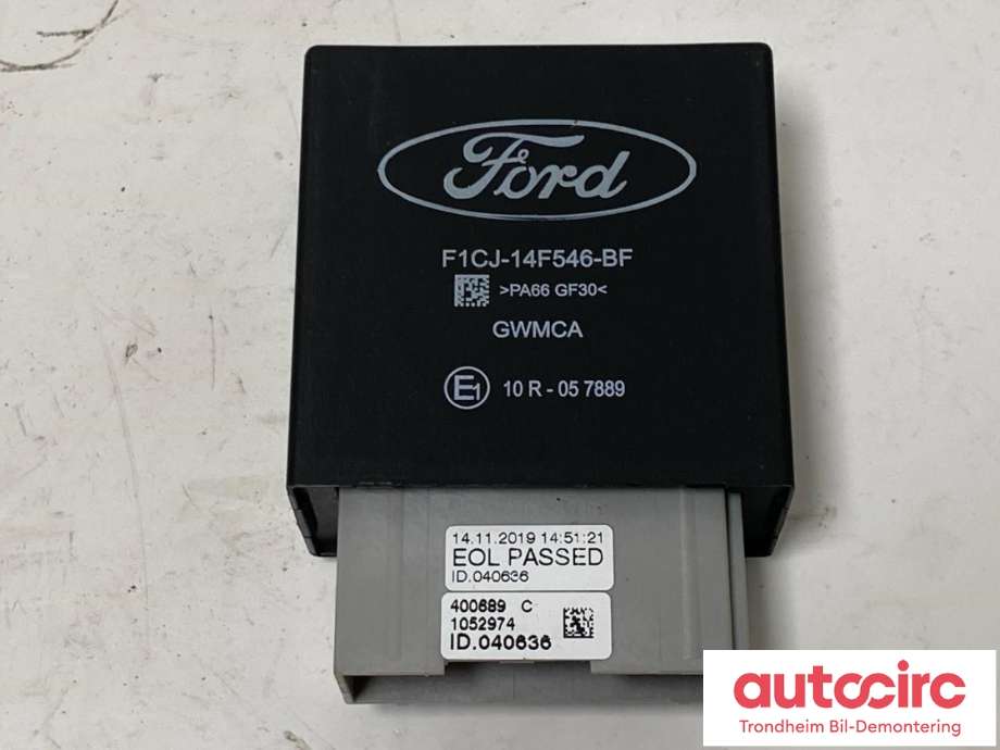 Styreenhet hengerfeste til Ford Focus, 2018-->> (Type IV)  (...|F1CJ-14F546-BF)