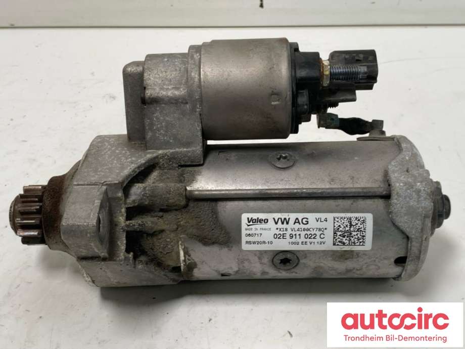 Starter diesel til Škoda Superb, 2015-->> (Type III)  (VALEO|02E 911 022 C)