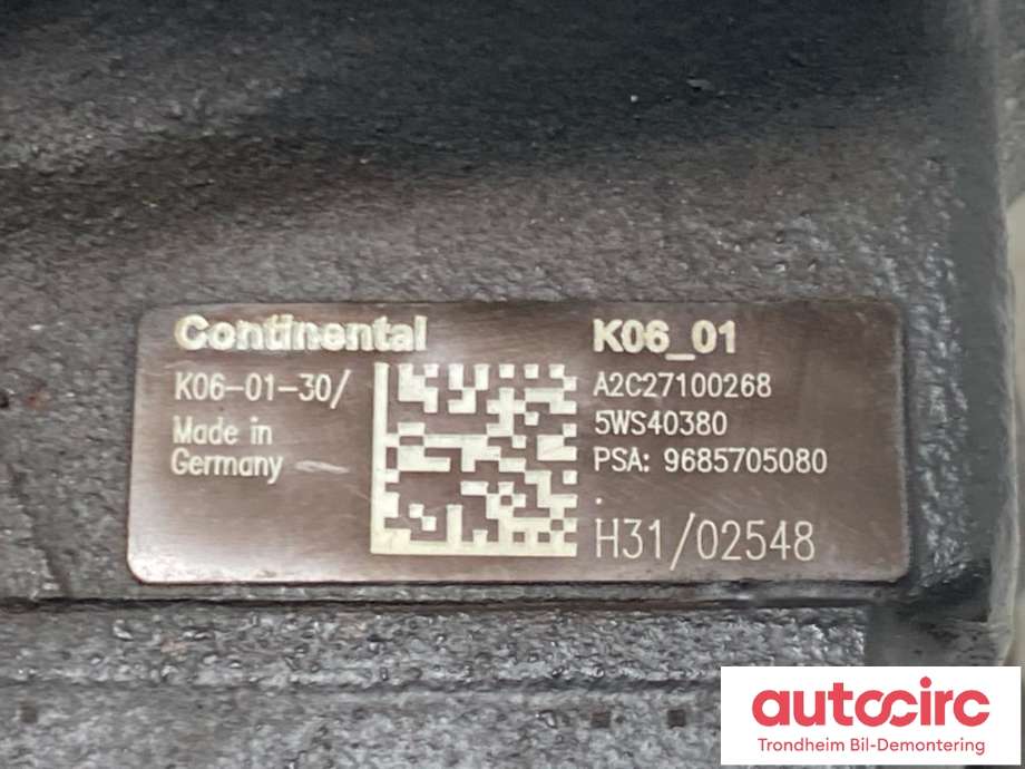 Styreenhet drivstoffpumpe til Ford S-Max 2006-2010 (Type I, Fase 1) (CONTINENTAL|A2C27100268|)