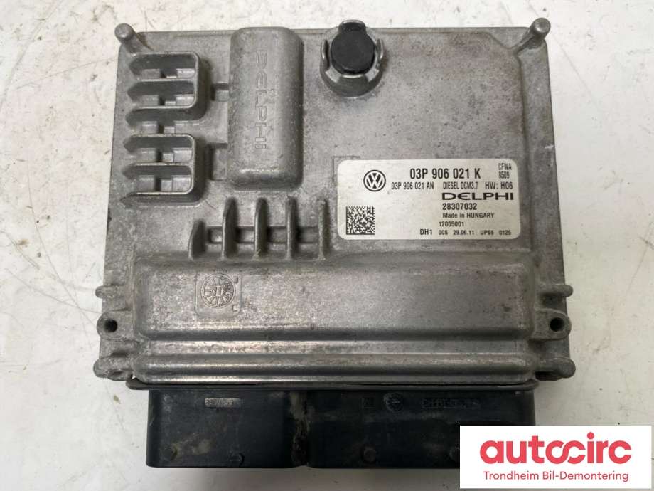 Styreenhet motor til Škoda Fabia 2010-2014 (Type II, Fase 2) (DELPHI|03P906021K|03P906021AN|)