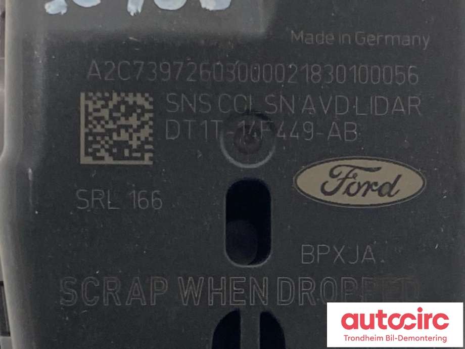 Sensor radar til Ford Transit Connect 2018-->> Type II, Fase 2  (DT1T-14F449-AB|1826081|)