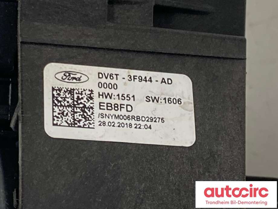 Bryter combi til Ford Transit Connect 2018-->> Type II, Fase 2  (...|DV6T-13N064-AF|DV6T-3F944-AD|2060373| 1811429| DV6T-14A664-AA)