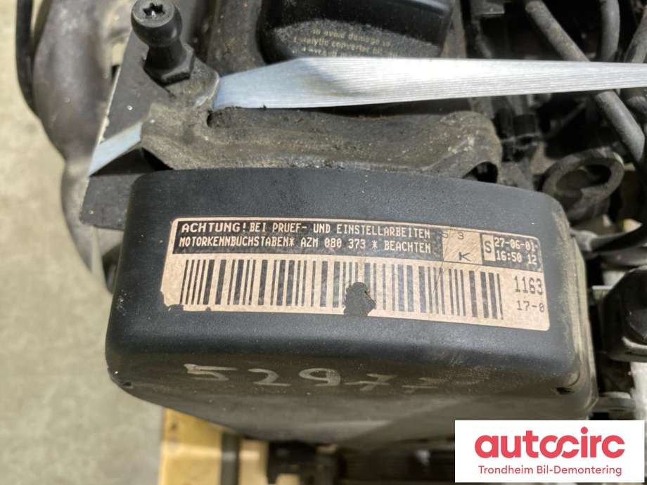 Motor bensin til VW Passat 2001-2005 (B5,3BG) (B5,3BG) (AZM|06A 100 107 PX|06B 103 351 C|06B 103 265 AX)